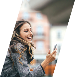 Woman using mobile phone